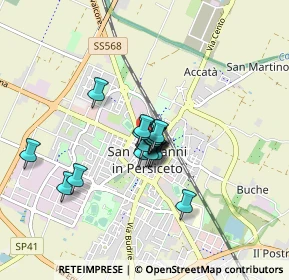 Mappa Via Dogali, 40017 San Giovanni in Persiceto BO, Italia (0.54167)