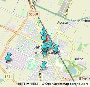 Mappa Via Dogali, 40017 San Giovanni in Persiceto BO, Italia (0.73583)