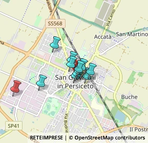 Mappa Via Dogali, 40017 San Giovanni in Persiceto BO, Italia (0.49167)