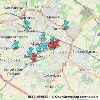 Mappa Via Emilia Est, 41121 Modena MO, Italia (1.41)