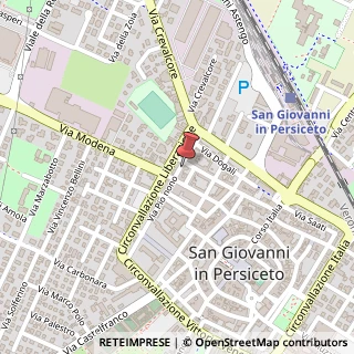Mappa Via Pio IX, 13, 40017 San Giovanni in Persiceto, Bologna (Emilia Romagna)