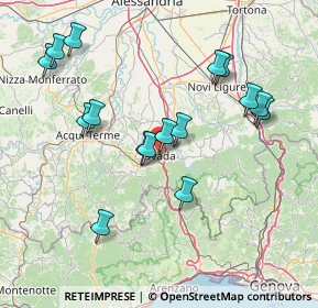 Mappa Lung'Orba Giuseppe Mazzini, 15076 Ovada AL, Italia (15.55563)