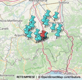 Mappa Lung'Orba Giuseppe Mazzini, 15076 Ovada AL, Italia (8.9635)