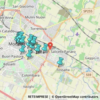 Mappa Via Paolo Bentivoglio, 41122 Modena MO, Italia (2.1965)