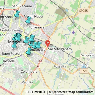Mappa Via Paolo Bentivoglio, 41122 Modena MO, Italia (2.39)