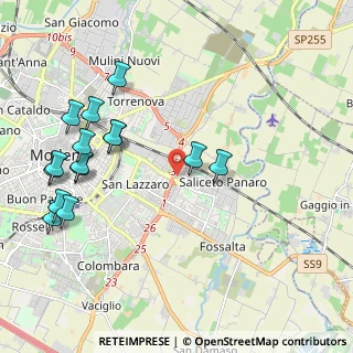 Mappa Via Paolo Bentivoglio, 41122 Modena MO, Italia (2.416)
