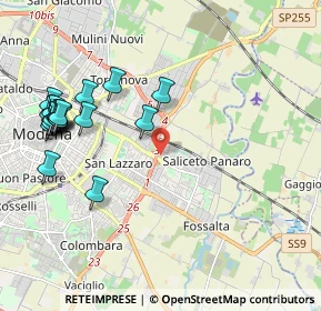 Mappa Via Paolo Bentivoglio, 41122 Modena MO, Italia (2.444)