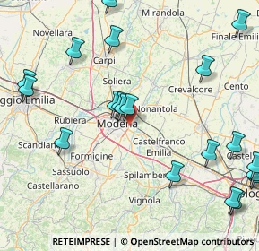 Mappa Via Paolo Bentivoglio, 41122 Modena MO, Italia (21.6695)