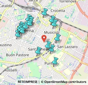 Mappa Via Monte Sabotino, 41122 Modena MO, Italia (0.9635)