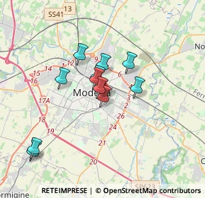 Mappa Via Monte Sabotino, 41122 Modena MO, Italia (2.83273)