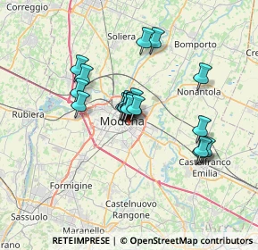 Mappa Via Monte Sabotino, 41122 Modena MO, Italia (5.07)