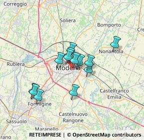 Mappa Via Monte Sabotino, 41122 Modena MO, Italia (5.16308)