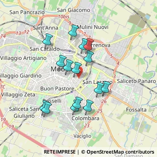 Mappa Via Monte Sabotino, 41122 Modena MO, Italia (1.69)