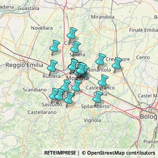 Mappa Via Monte Sabotino, 41122 Modena MO, Italia (9.059)