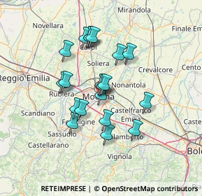 Mappa Via Monte Sabotino, 41122 Modena MO, Italia (11.29)
