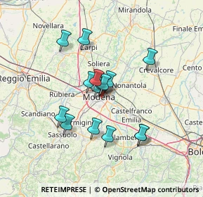 Mappa Via Monte Sabotino, 41122 Modena MO, Italia (10.95467)