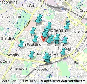 Mappa Via Giuseppe Jacopi, 41124 Modena MO, Italia (0.6835)