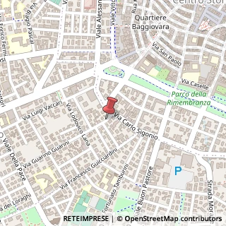 Mappa Via Guarino Guarini, 12, 41124 Modena, Modena (Emilia Romagna)