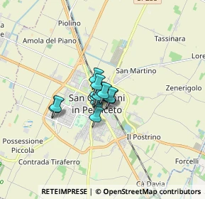 Mappa Via Saati, 40017 San Giovanni in Persiceto BO, Italia (0.7575)