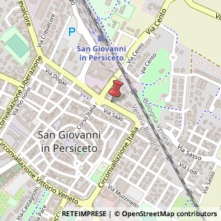 Mappa Circonvallazione Dante, 12, 40017 San Giovanni in Persiceto, Bologna (Emilia Romagna)