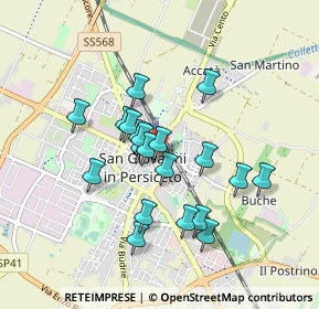 Mappa Via Saati, 40017 San Giovanni in Persiceto BO, Italia (0.753)