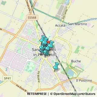 Mappa Via Saati, 40017 San Giovanni in Persiceto BO, Italia (0.38583)