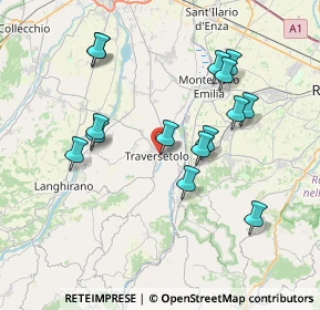 Mappa Via Martiri di Cefalonia e Corfù, 43029 Traversetolo PR, Italia (7.40467)