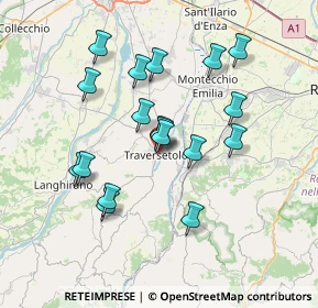 Mappa Via Martiri di Cefalonia e Corfù, 43029 Traversetolo PR, Italia (6.61111)