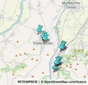 Mappa Via Martiri di Cefalonia e Corfù, 43029 Traversetolo PR, Italia (3.5875)