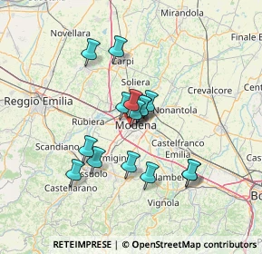 Mappa Via Pietro Giardini, 41124 Modena MO, Italia (10.92467)
