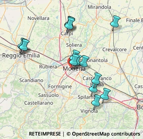 Mappa Via Pietro Giardini, 41124 Modena MO, Italia (14.56533)
