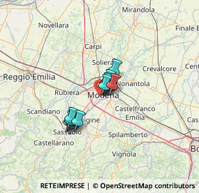Mappa Via Pietro Giardini, 41124 Modena MO, Italia (8.10846)