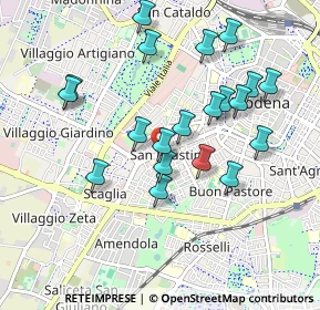 Mappa Via Pietro Giardini, 41124 Modena MO, Italia (0.92)
