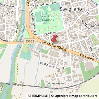 Mappa Via della Vittoria, 35, 12038 Savigliano, Cuneo (Piemonte)