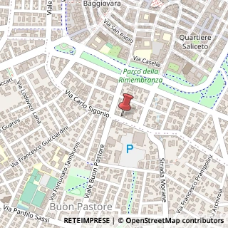Mappa Viale Carlo Sigonio, 125, 41124 Modena, Modena (Emilia Romagna)