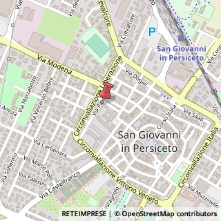 Mappa Via Pio IX, 5, 40017 San Giovanni in Persiceto, Bologna (Emilia Romagna)