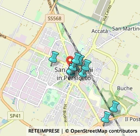 Mappa Via Giambattista Gornia, 40017 San Giovanni in Persiceto BO, Italia (0.59)