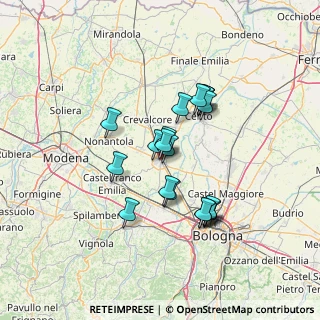 Mappa Via XX Settembre, 40017 San Giovanni In Persiceto BO, Italia (11.2225)