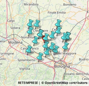 Mappa Via Guardia Nazionale, 40017 San Giovanni In Persiceto BO, Italia (10.282)