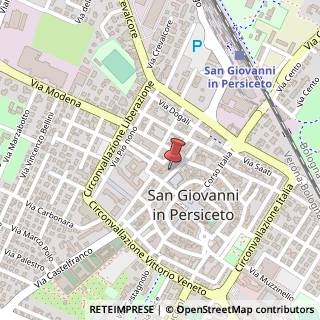 Mappa Via Giambattista Gornia, 14, 40017 San Giovanni in Persiceto, Bologna (Emilia Romagna)