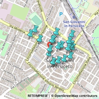 Mappa Via Giambattista Gornia, 40017 San Giovanni in Persiceto BO, Italia (0.17)