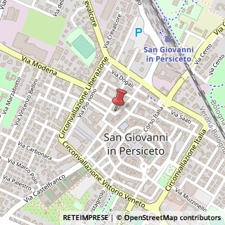 Mappa Via Rocco Stefani, 19, 40017 San Giovanni in Persiceto, Bologna (Emilia Romagna)