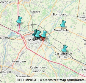 Mappa Via Gabrieli Andrea e Giovanni, 41122 Modena MO, Italia (4.39909)