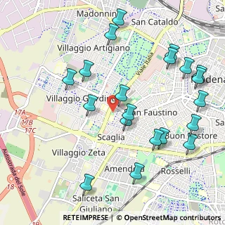 Mappa Viale Italia, 41126 Modena MO, Italia (1.1995)