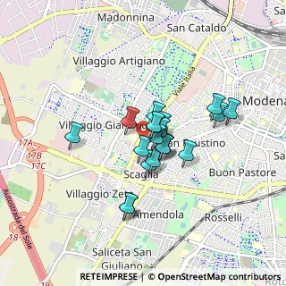 Mappa Viale Italia, 41126 Modena MO, Italia (0.58)
