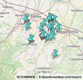 Mappa Piazza Giuseppe Mazzini, 43029 Traversetolo PR, Italia (10.454)
