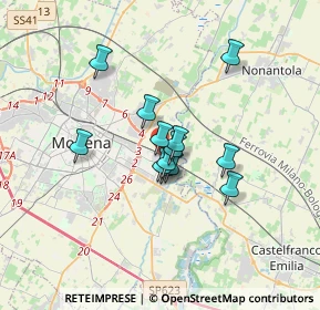 Mappa Via della Scienza, 41122 Modena MO, Italia (2.31846)