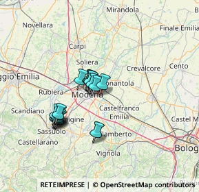 Mappa Via della Scienza, 41122 Modena MO, Italia (11.0495)
