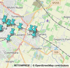 Mappa Via della Scienza, 41122 Modena MO, Italia (2.61231)