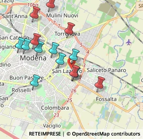 Mappa Via Giovanni Paisiello, 41122 Modena MO, Italia (1.89786)